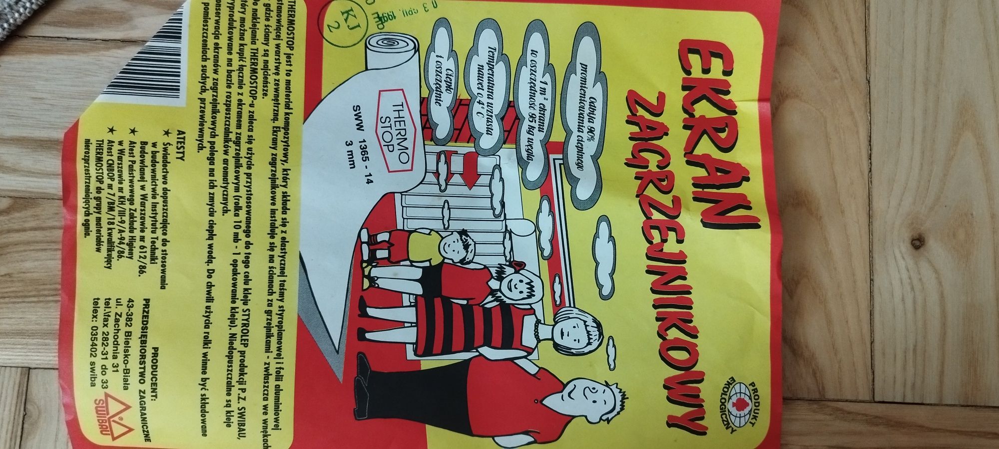 Ekran zagrzejnikowy, thermostop