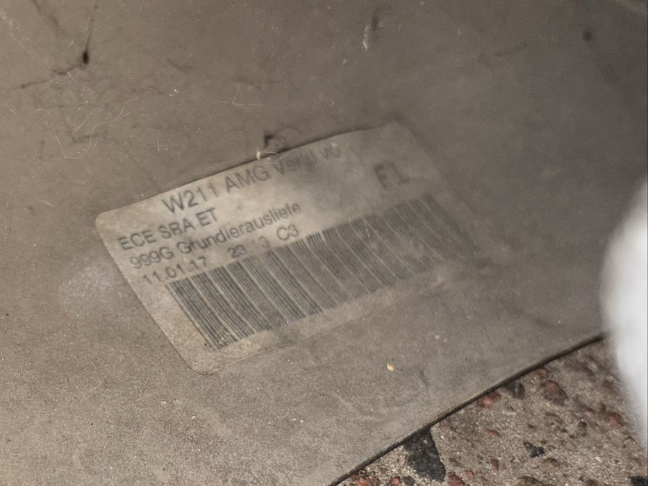 Amg передній бампер mercedes w211 орихінал