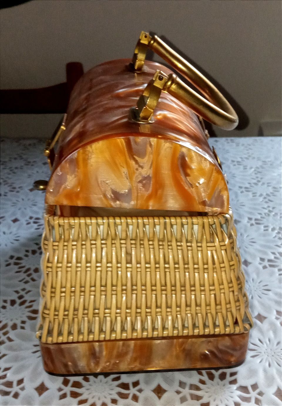 Kuferek damski 1950/60. Vintage