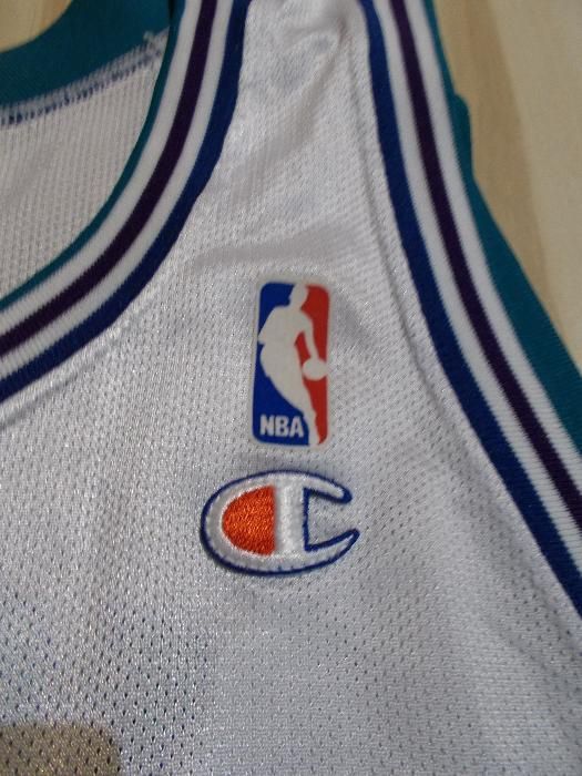 Charlotte Hornets Larry Johnson Jersey Champion #2 Oldshool NBA