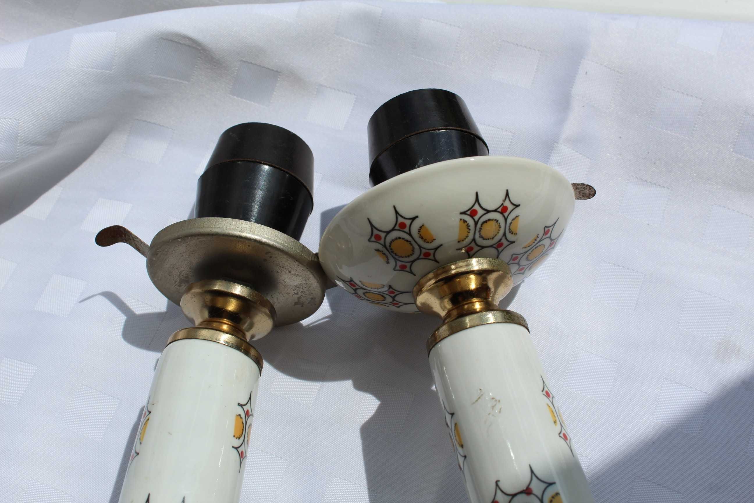 Lampka Nocna Porcelanowa Zso Polam A 4068/1 Fabryka Porcelany Ćmielów