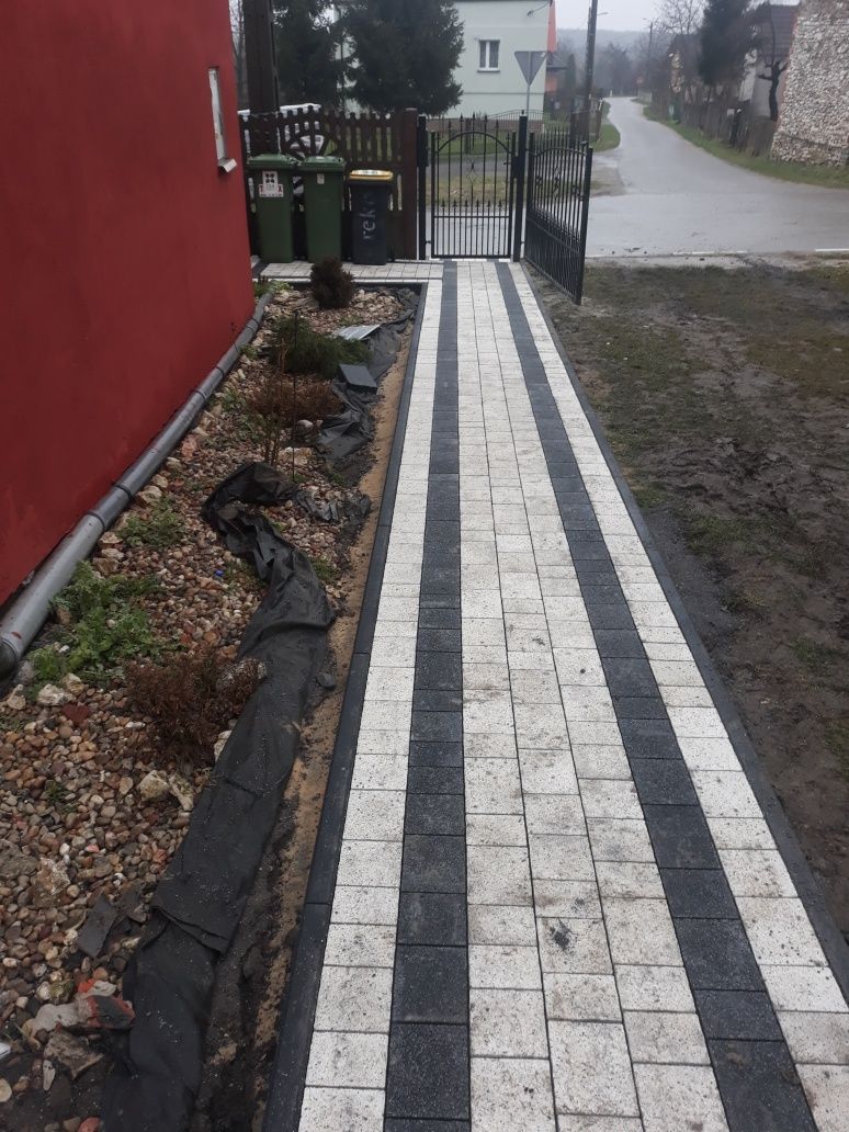 Prace brukarskie kostka brukowa