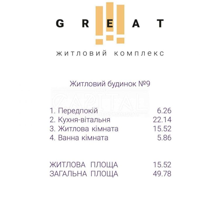 продажа квартиры ЖК GREAT Левый берег Днепровская набережная