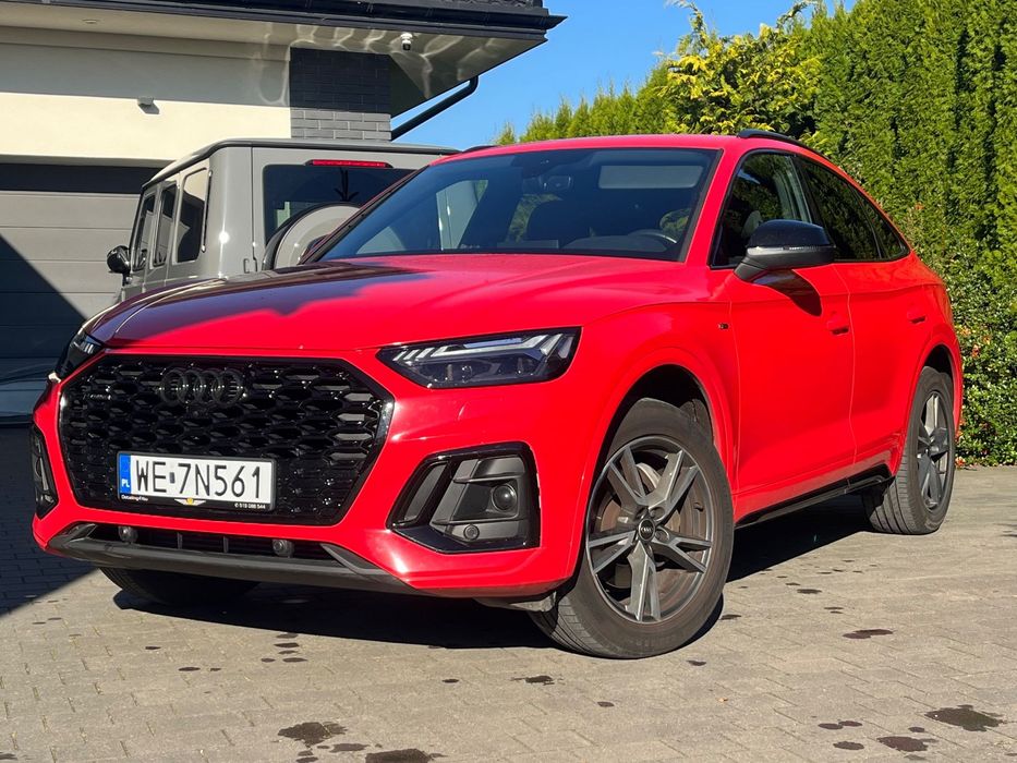 Audi Q5 Sportback 1 właściciel, ASO, bezwypadkowy