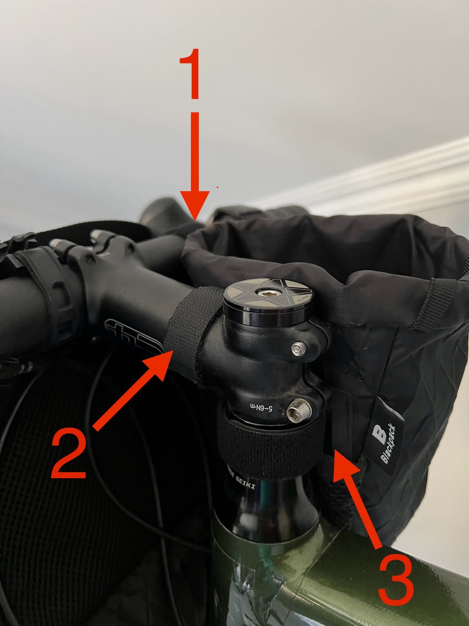 Feedbag Blackpack Touring Bikepacking