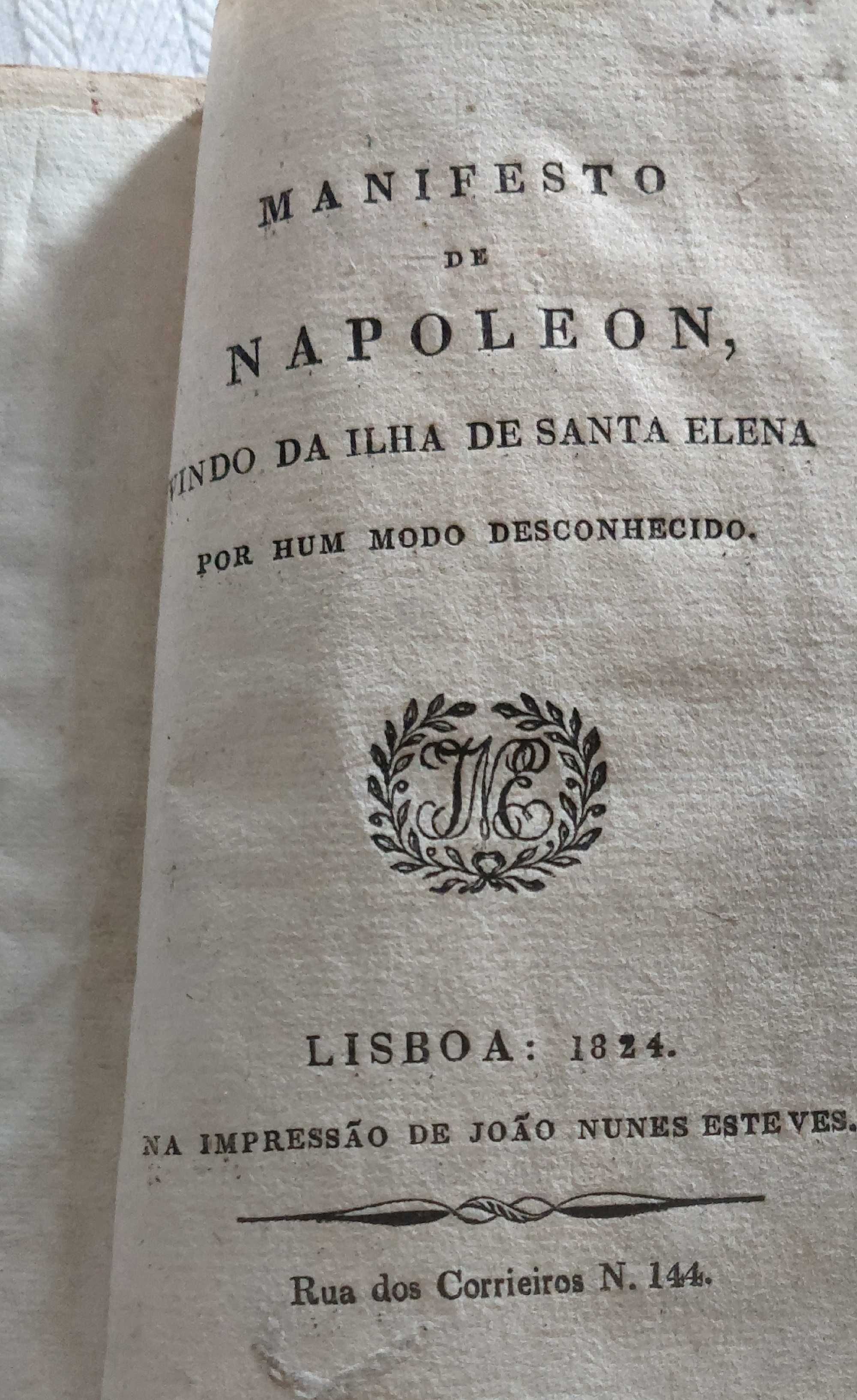 Napoleao  1824  de santa Helena