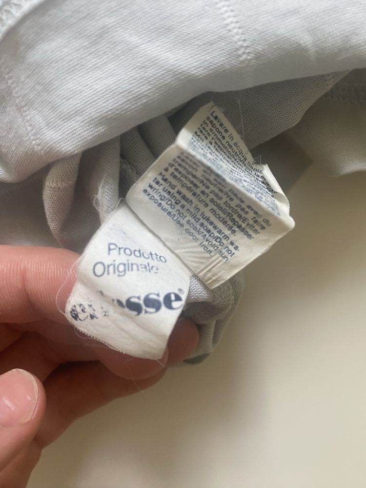 Jasnoszara koszulka Ellesse