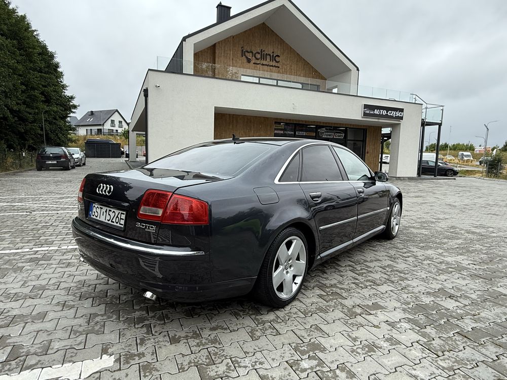 Audi A8 3.0TDI *BOSE/2xszyby/Webasto/KeyLess* bixenon skory nawigacja