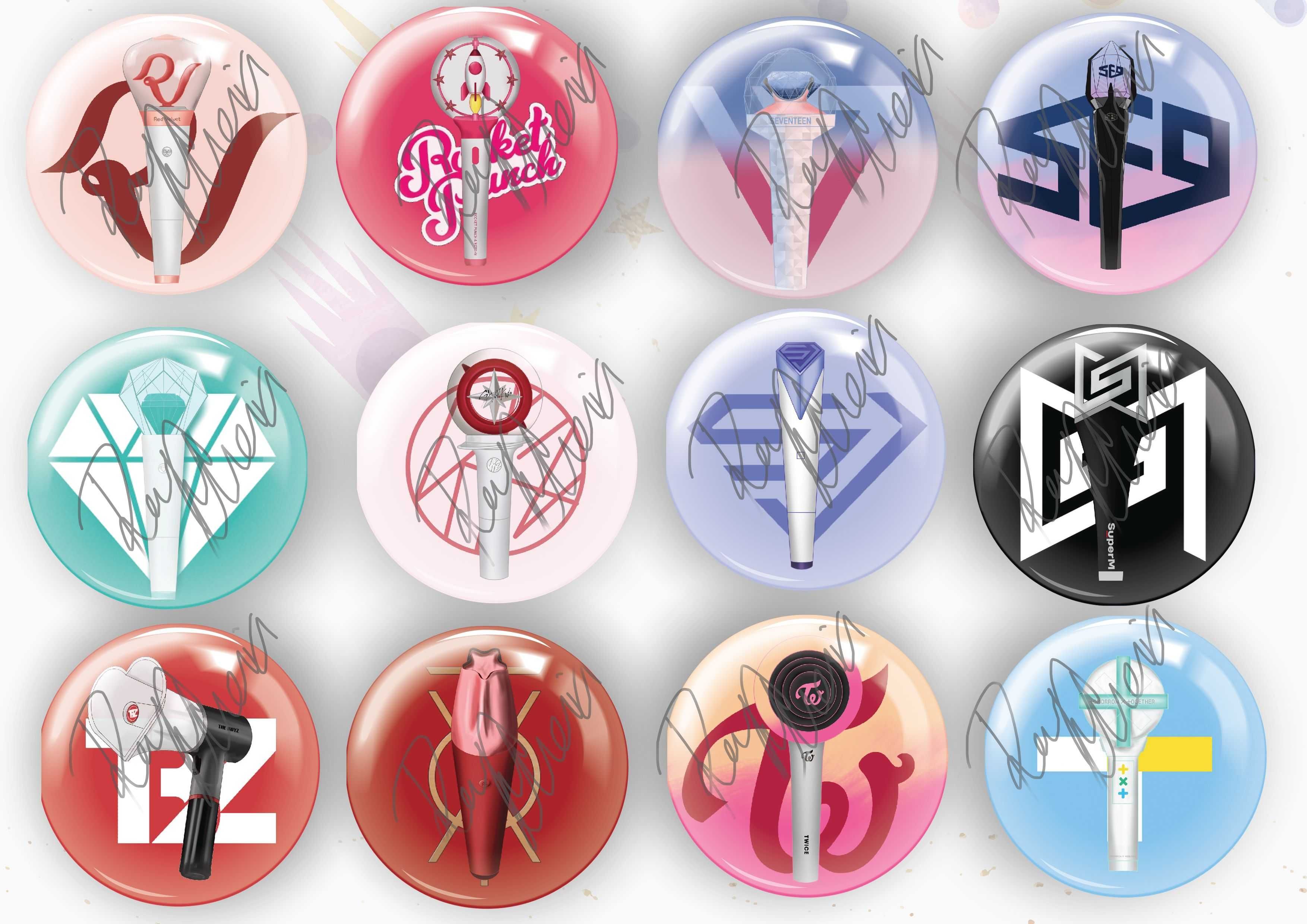 Kpop Pins - Buttons