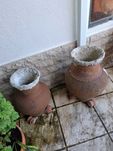 Talhas de barro antigas