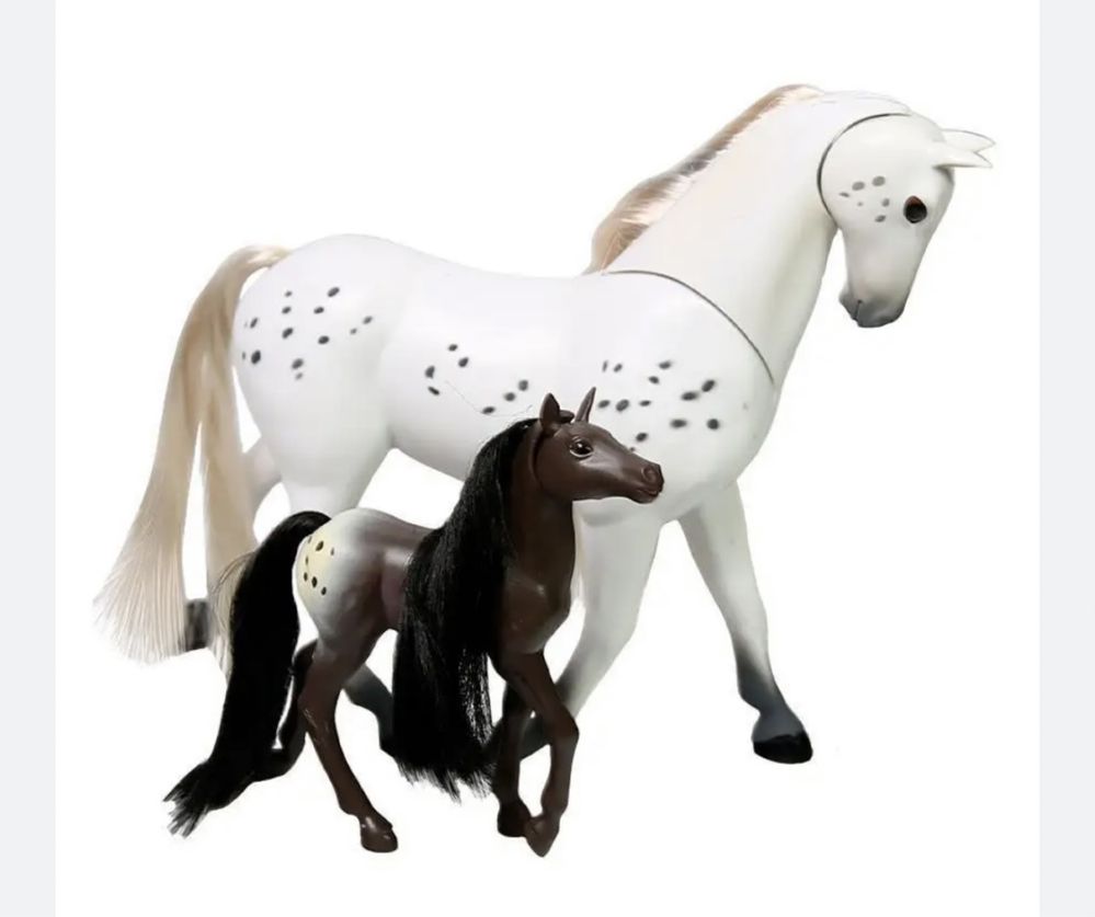 фигурки лошадей фігурки коней Lanard набор Заботливая мать