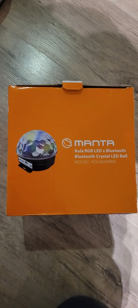 Kula RGB dyskotekowa led bluetooth glosnik