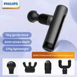 Портативний масажер Philips PPM3105G + 4 насадки (м'язовий масажер)