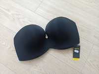 65G  wonderbra strapless samonośny biustonosz gładki