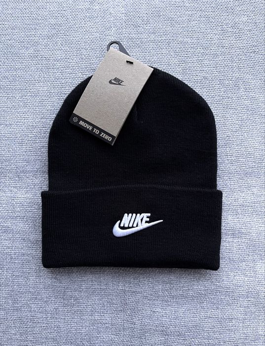 Оригінал Nike Utility Peak Swoosh Beanie Шапка Нова Зимова (HF0186)