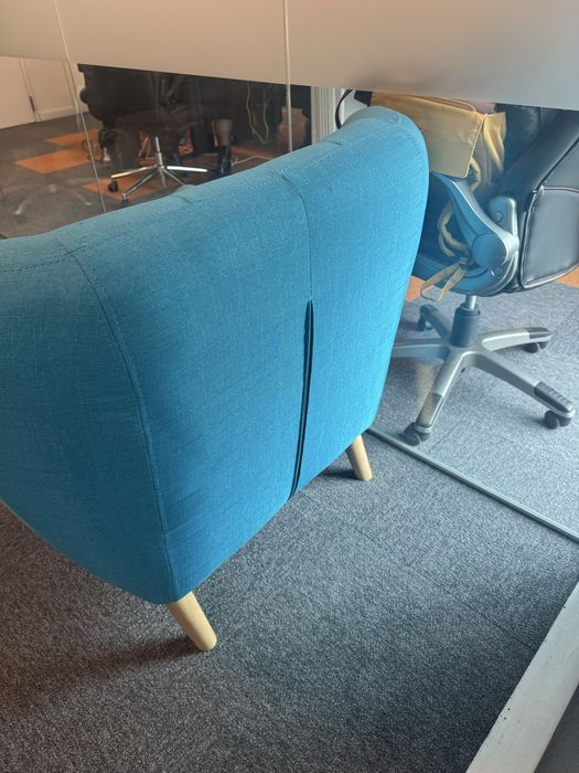 Sofá e Cadeirão azul