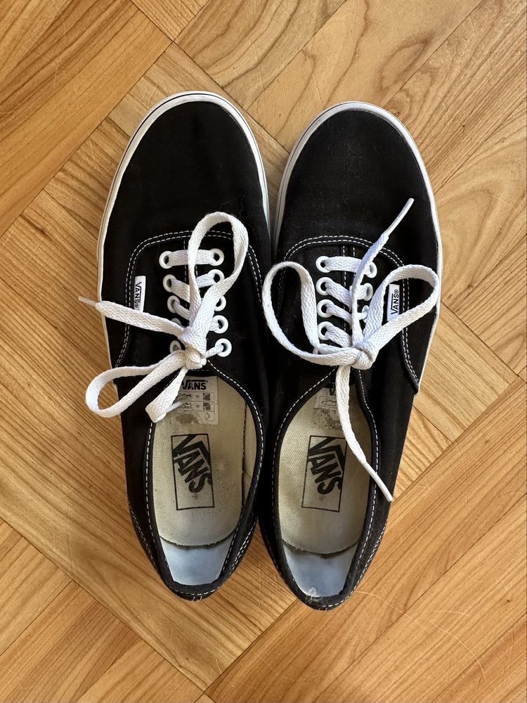 Кеди чорні Vans Authentic Black 41 40,5 унісекс