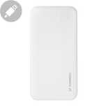 Powerbank Li-Po 10000mAh 2xUSB biały