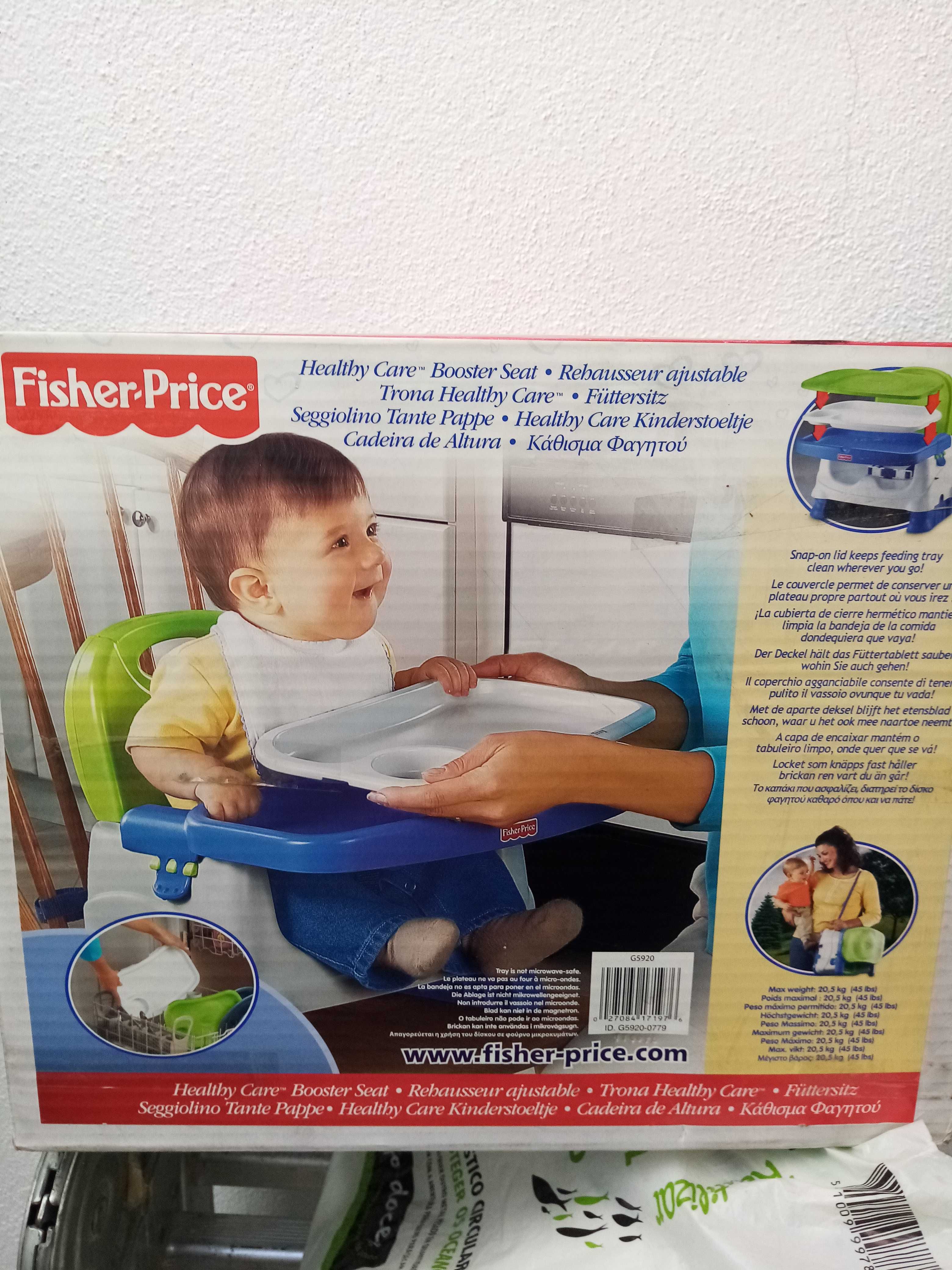 Cadeira de mesa de papa e brincar Fisher Price