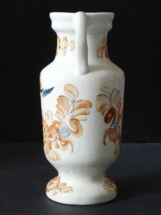 Włocławek: wazon ręcznie malowany sygnowany Chlebowska