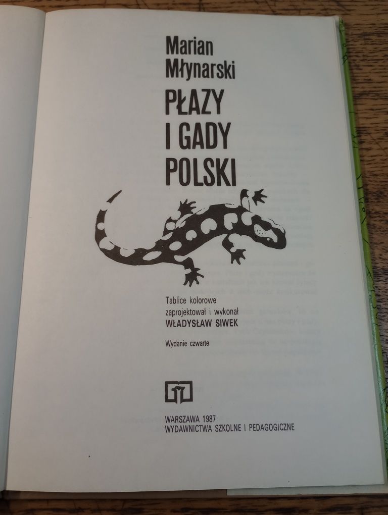 Płazy i gady Polski. Marian Młynarski. Atlas