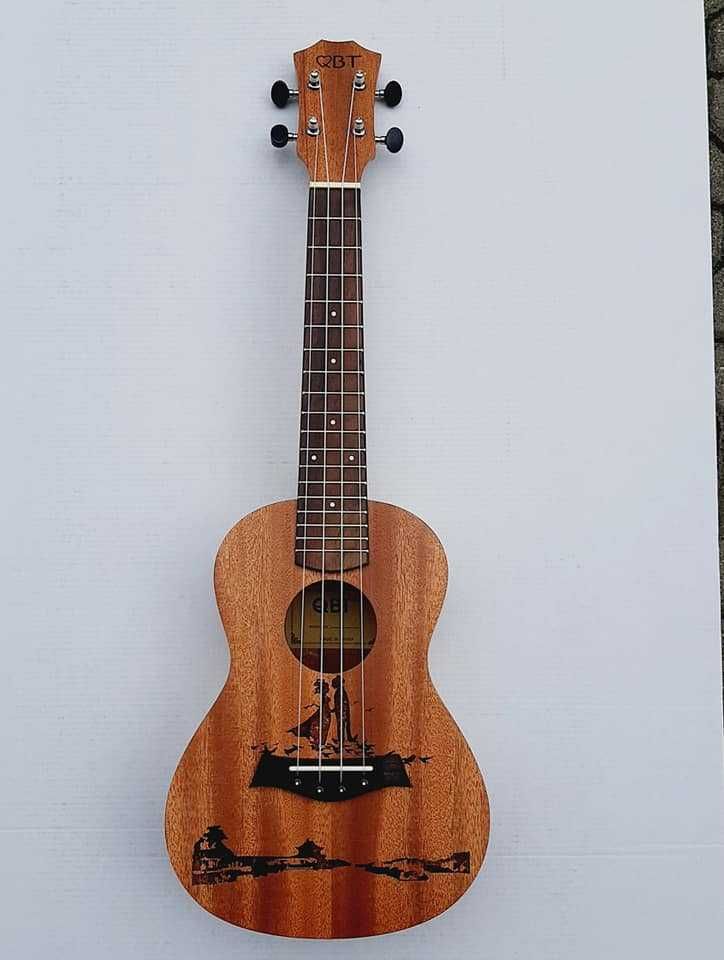 Ukulele koncertowe QBT U23 ON I ONA + pokrowiec