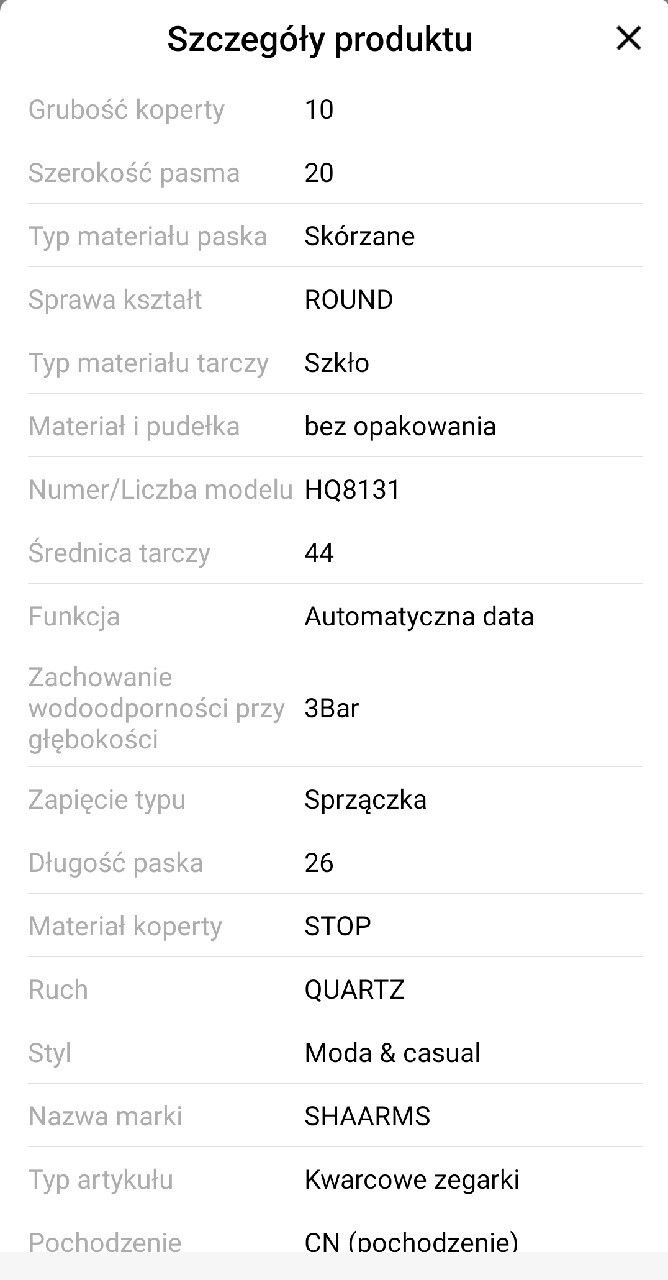męski  zegarek  luksusowy