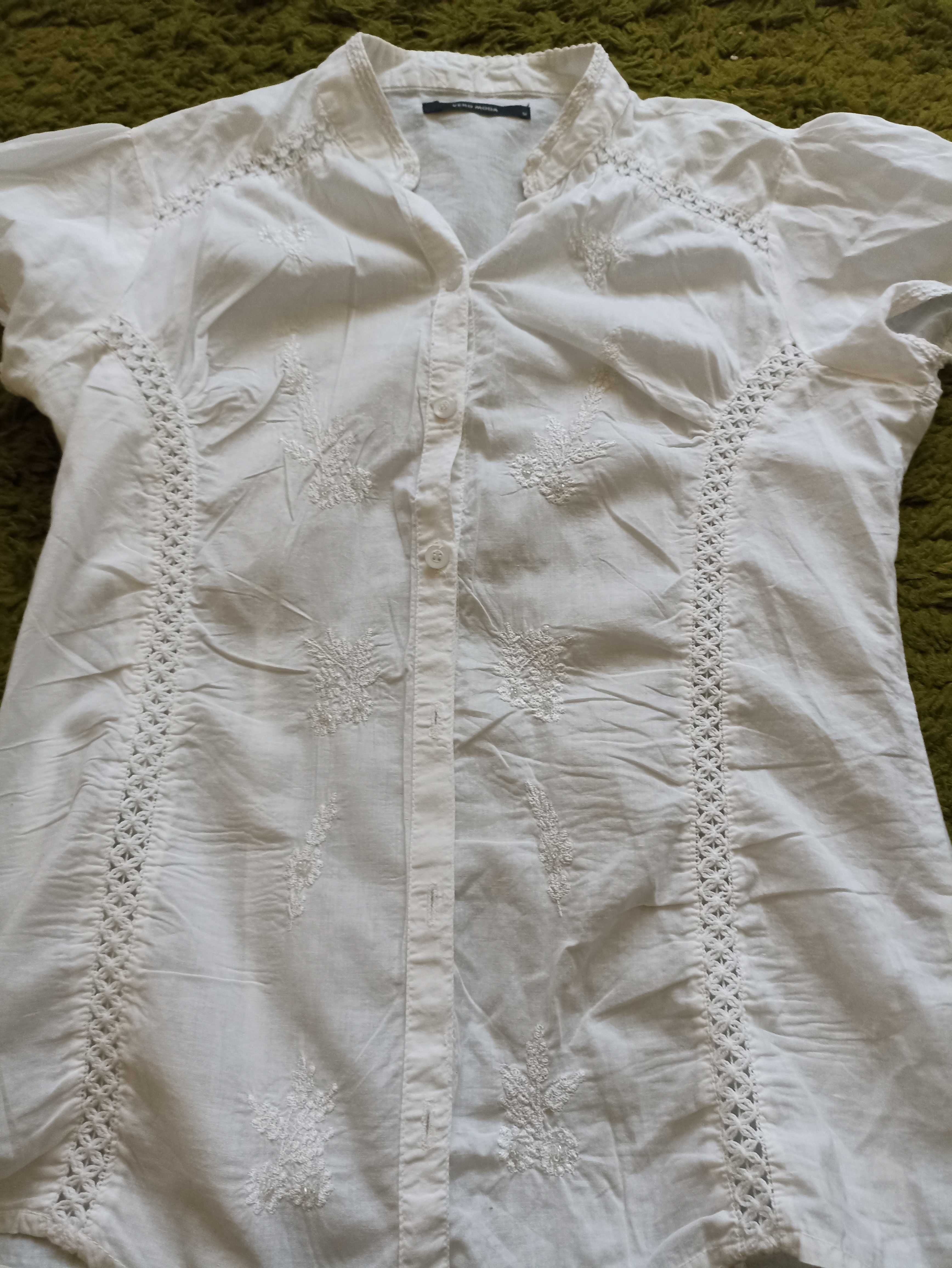 Белая блуза из батиста