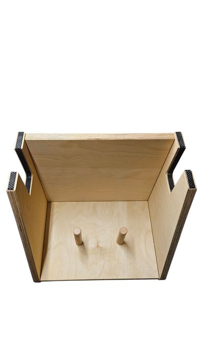 Drewniany uchwyt na rower na ścianę – solidny wieszak rowerowy, handma