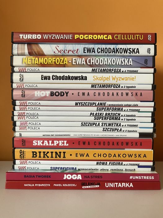 9 płyt z ćwiczeniami Ewa Chodakowska