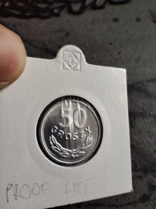 50 gr 1985r proof like rarytas bardzo rzadka moneta prl.