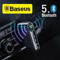 Baseus Bluetooth 5.0 блютуз-адаптер AUX с микрофоном и аккумулятором