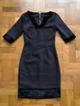 Tory Burch elegancka sukienka mała czarna r.S