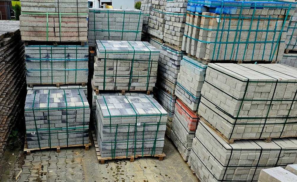 Kostka brukowa płyty 50x50 7cm grube II gatunek NOWE 39zł/m2