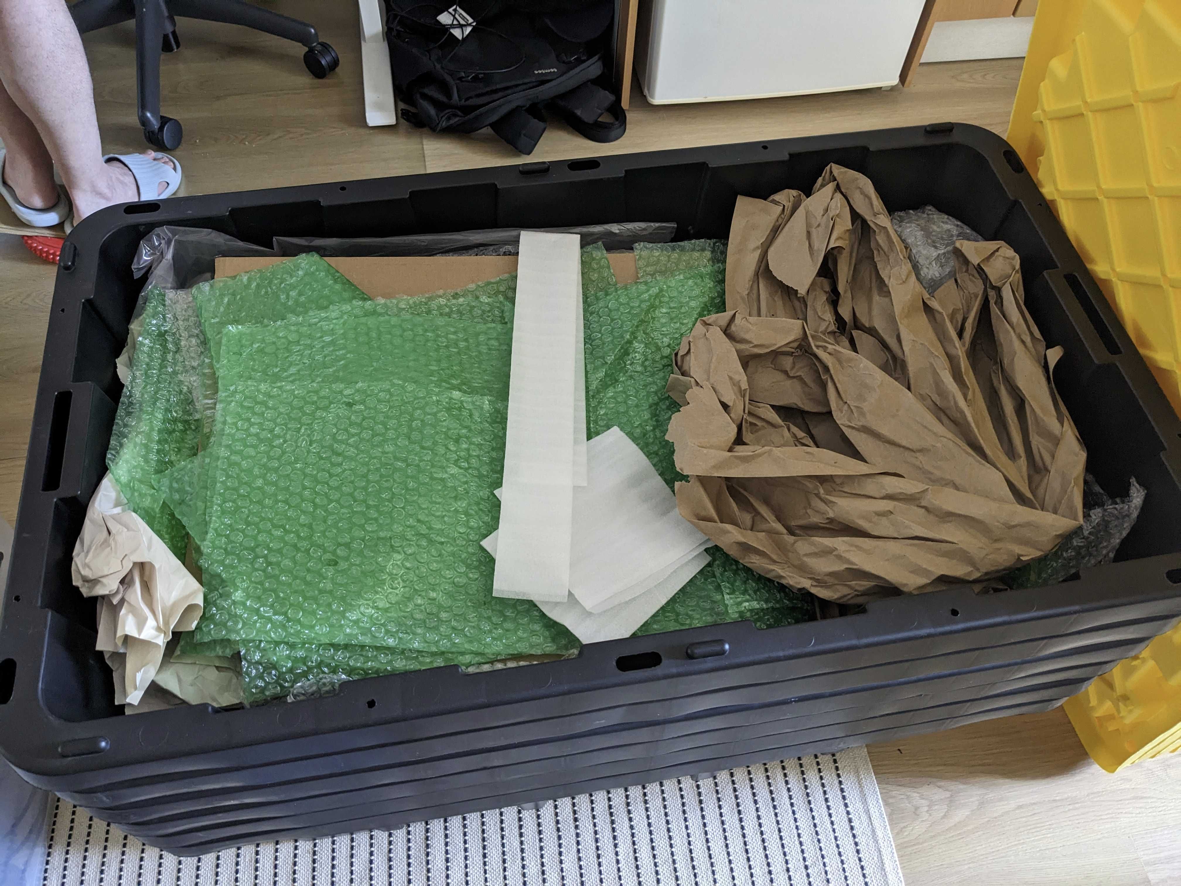 6x Heavy Duty Storage Boxes
