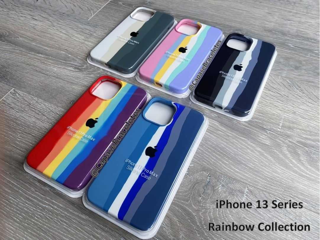 LIQUIDAÇÃO - Capas Rainbow para iPhone 13 Series