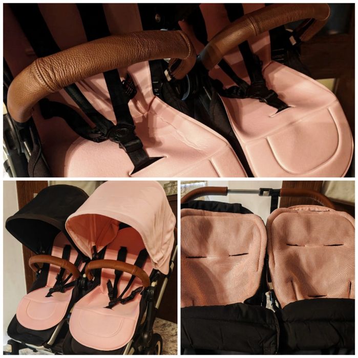 Bugaboo Donkey wózek podwójny+gondola