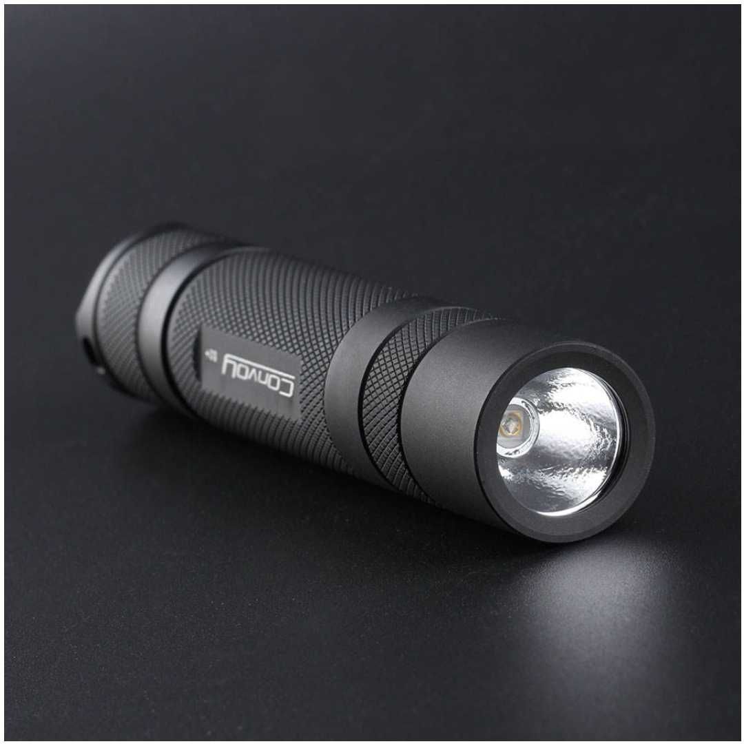 Latarka rowerowa Convoy S3, LED 4100K, ręczna, czołowa, uchwyty