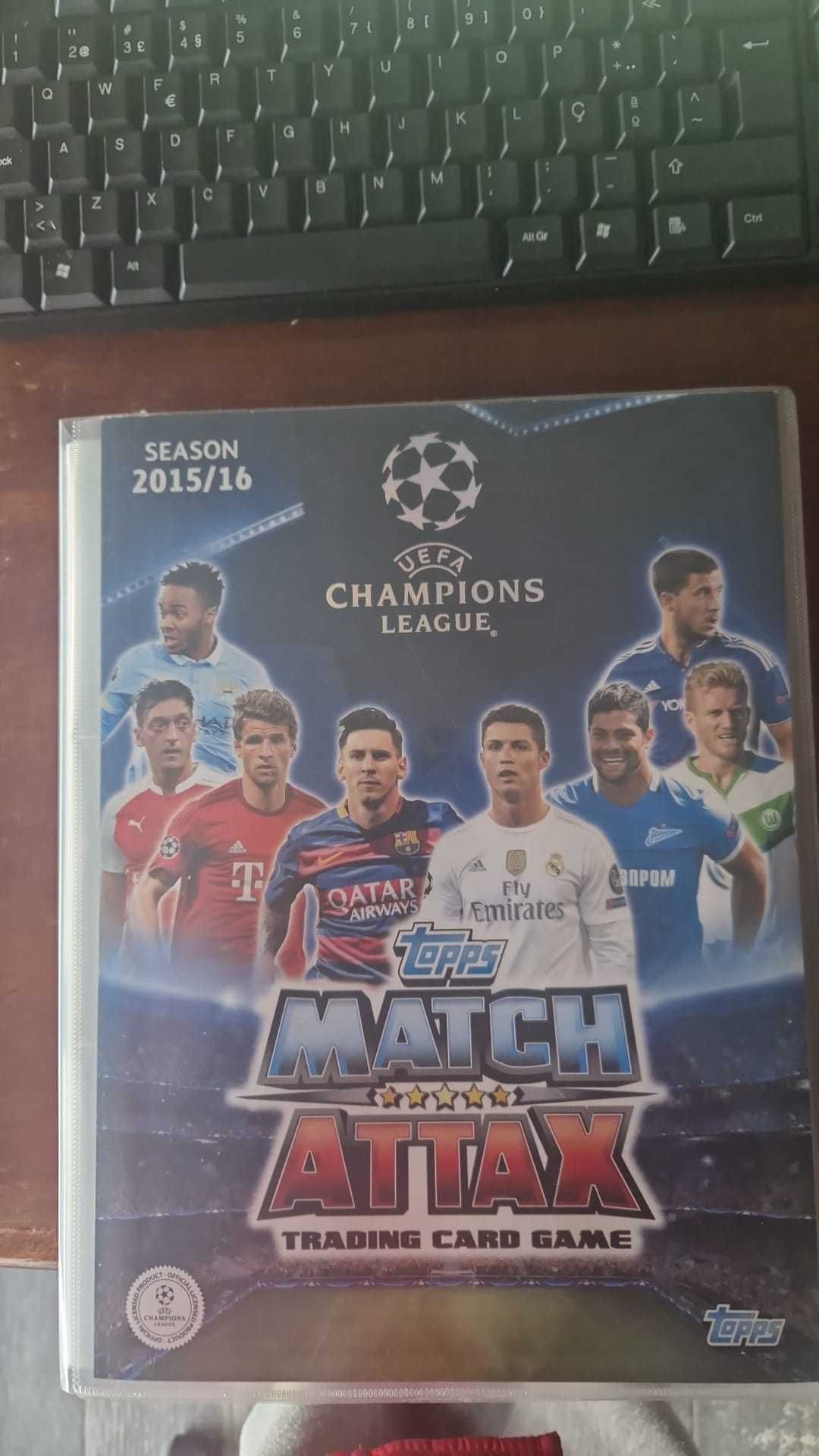 Caderneta Cromos- Match Attax-2015/16-(500-Cards-Topps)-Completa