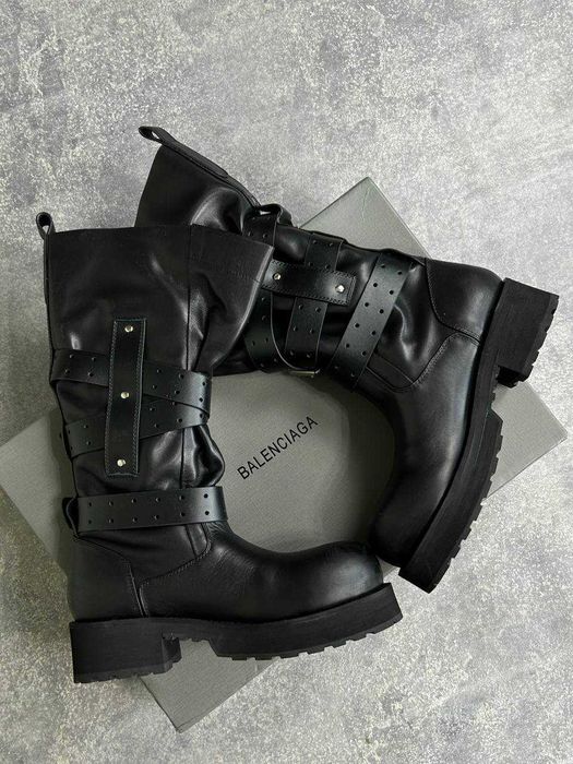 Balenciaga Venom Boot чоботи чорні черные ботинки Strike Stomper 43