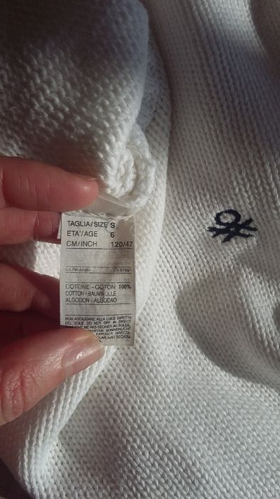 Camisola Benetton menino - S 6/7 anos (120cm)