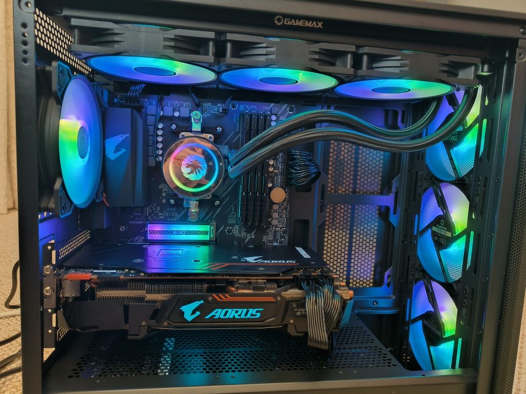 Новый  пк AMD Ryzen 7 5700x  8 ядер  DDR4 64GB  Kingston M.2 2280 1TB