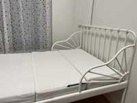 Łóżko, IKEA MINNEN, 80x200cm. Dno. Materac.