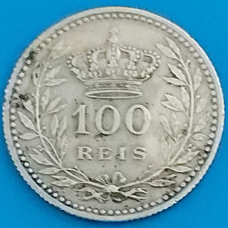 100 Reis de 1910, Tostão, D. Manuel II