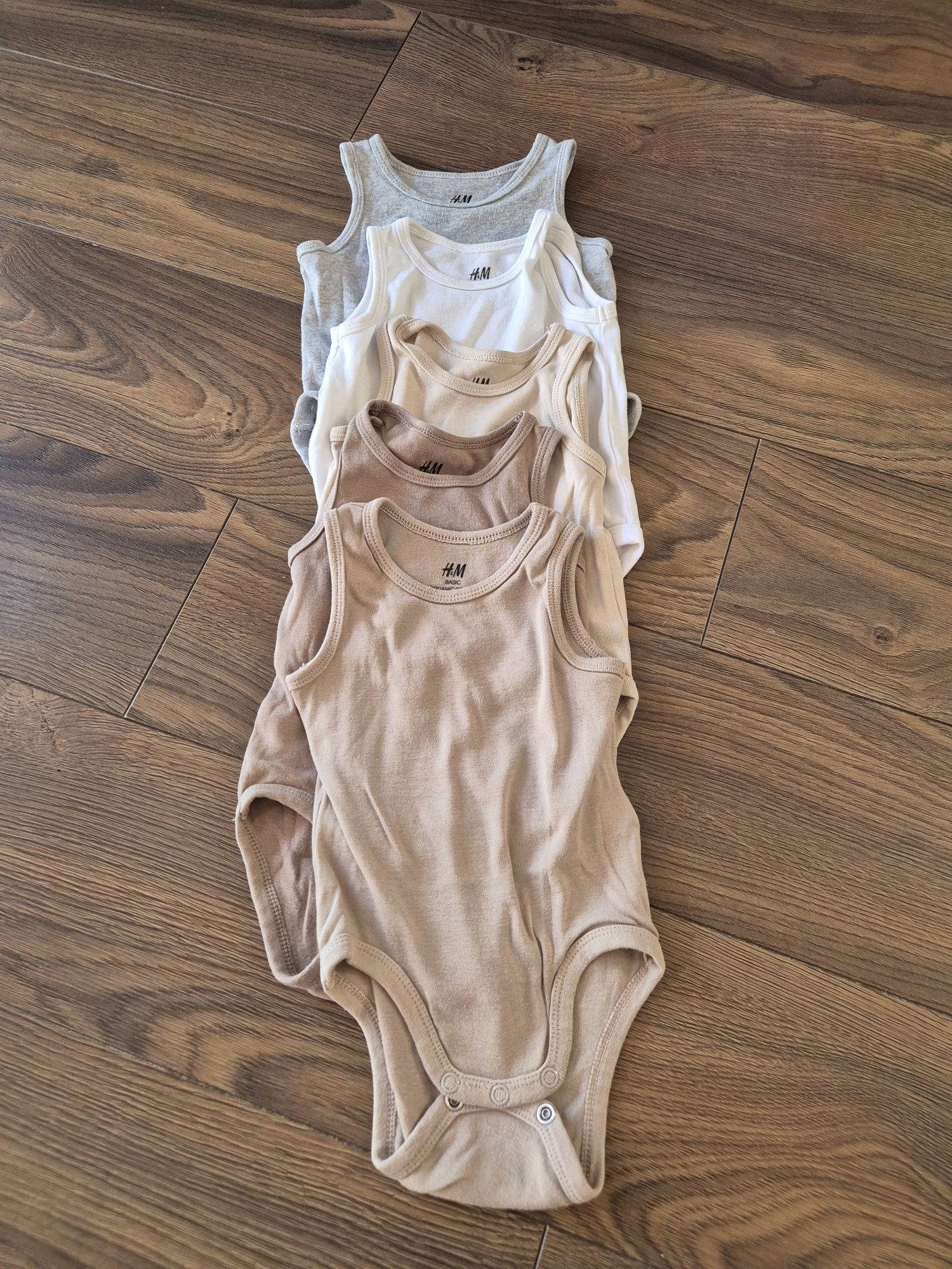 Body hm h&m zestaw komplet 68