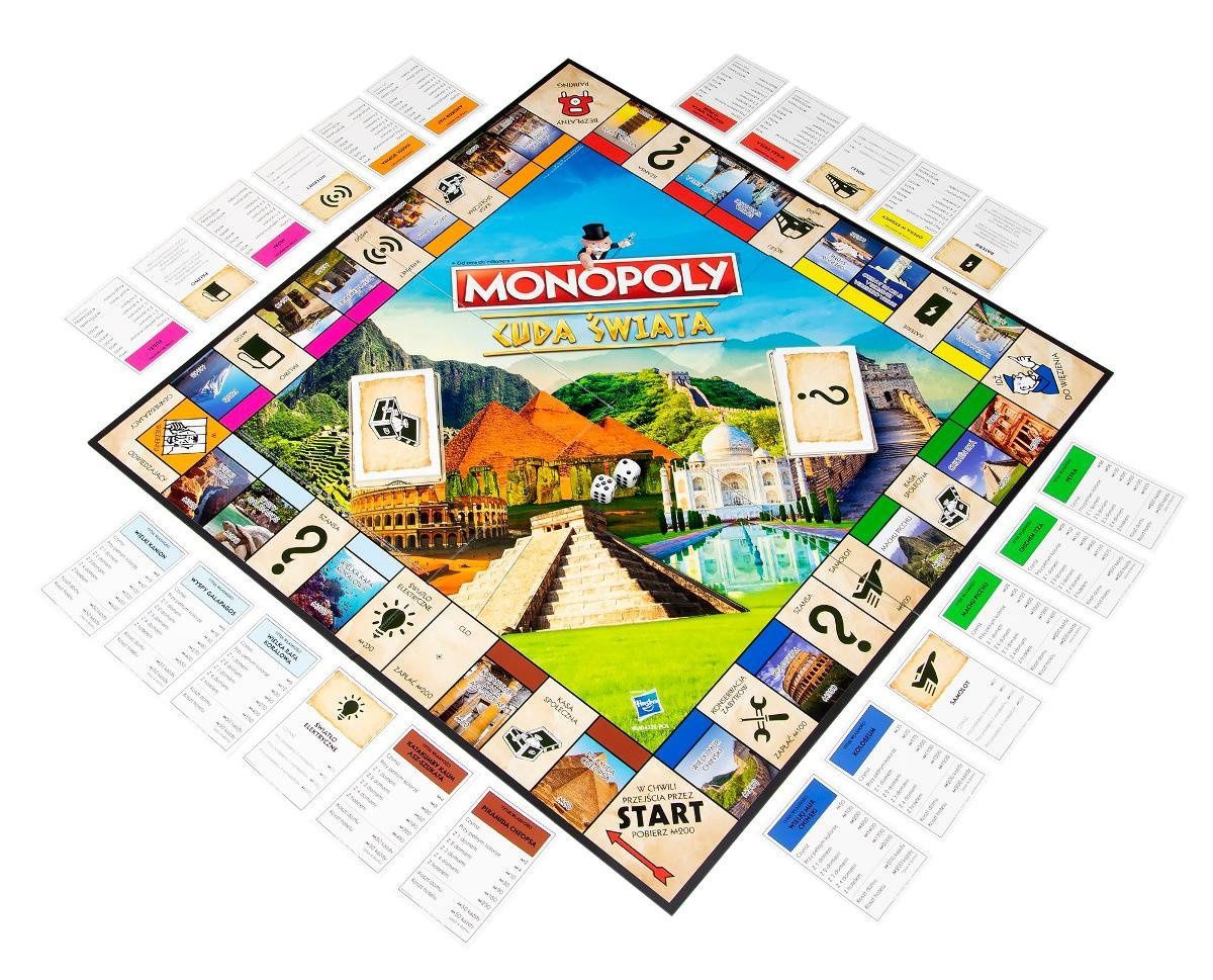 Monopoly Cuda Świata Gra planszowa rodzinna towarzyska