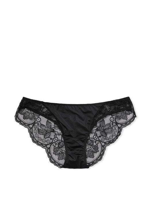 Majtki Victoria's Secret z koronką Lace Trim Cheekini Panty - XS