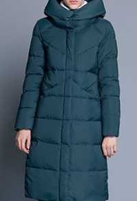 Теплое пуховое пальто женское, осень-зима.