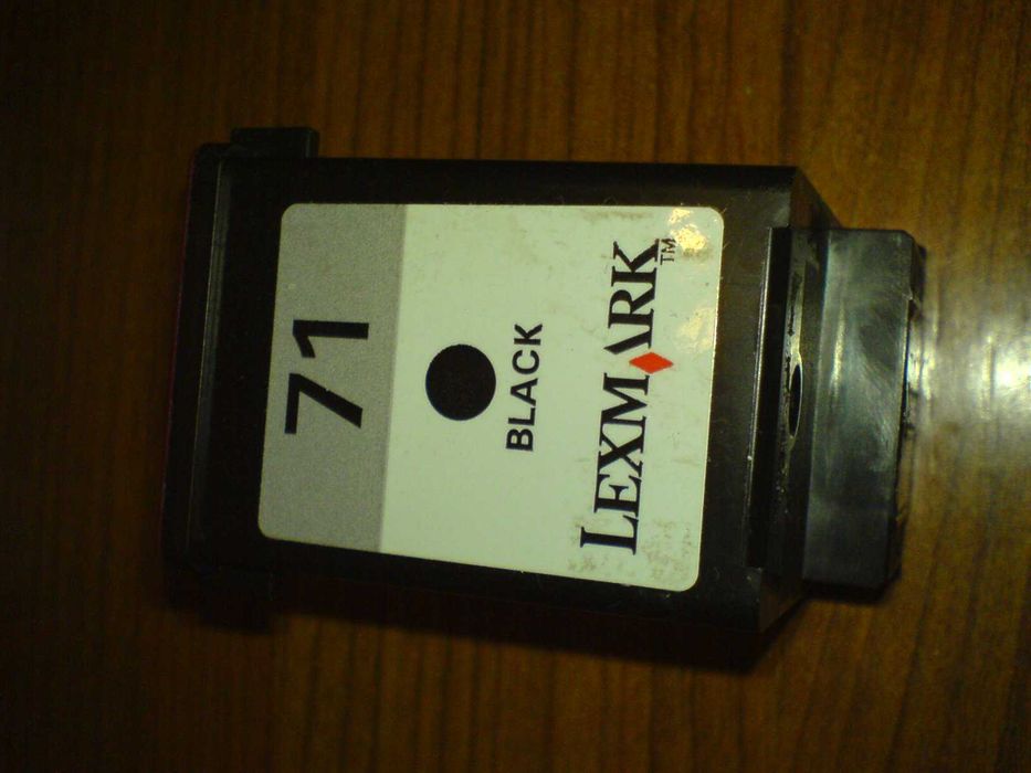 Kartridż Lexmark 71 czarny + zestaw do napełniania używany