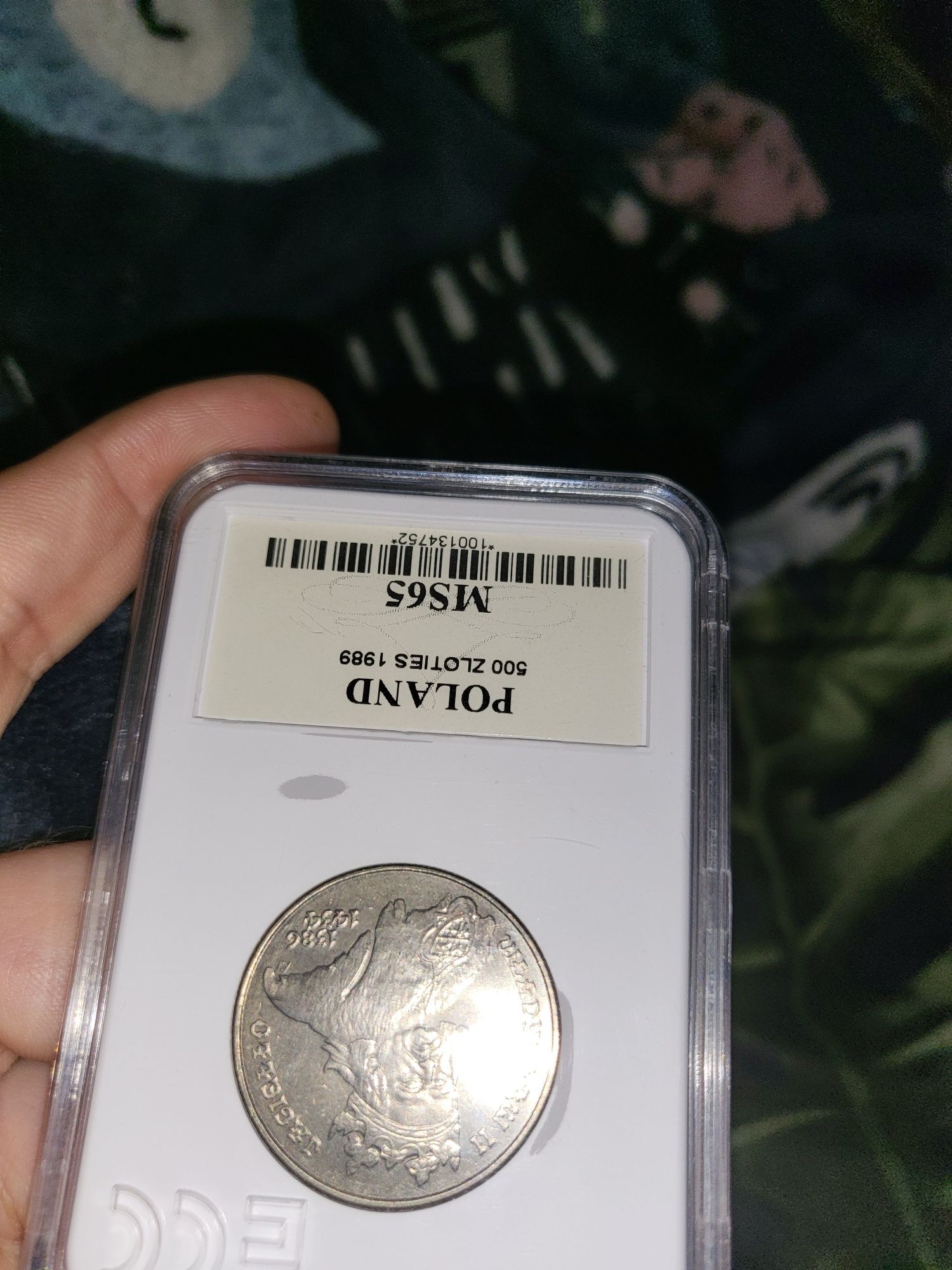 Moneta PRL 500zl z 1989 roku .Polecam !